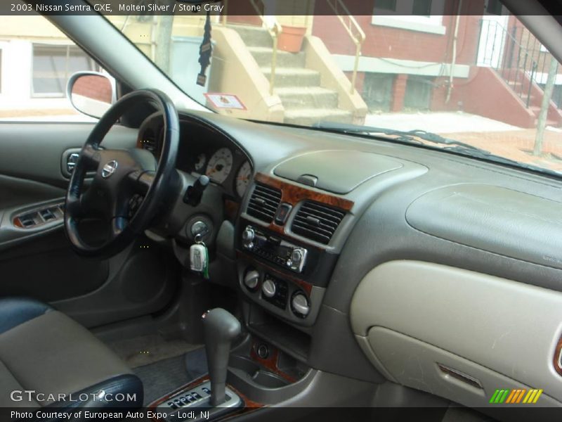 Molten Silver / Stone Gray 2003 Nissan Sentra GXE