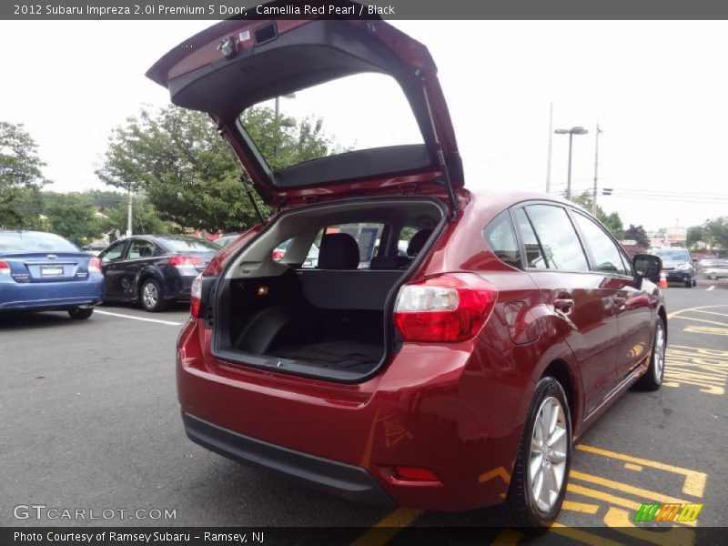 Camellia Red Pearl / Black 2012 Subaru Impreza 2.0i Premium 5 Door