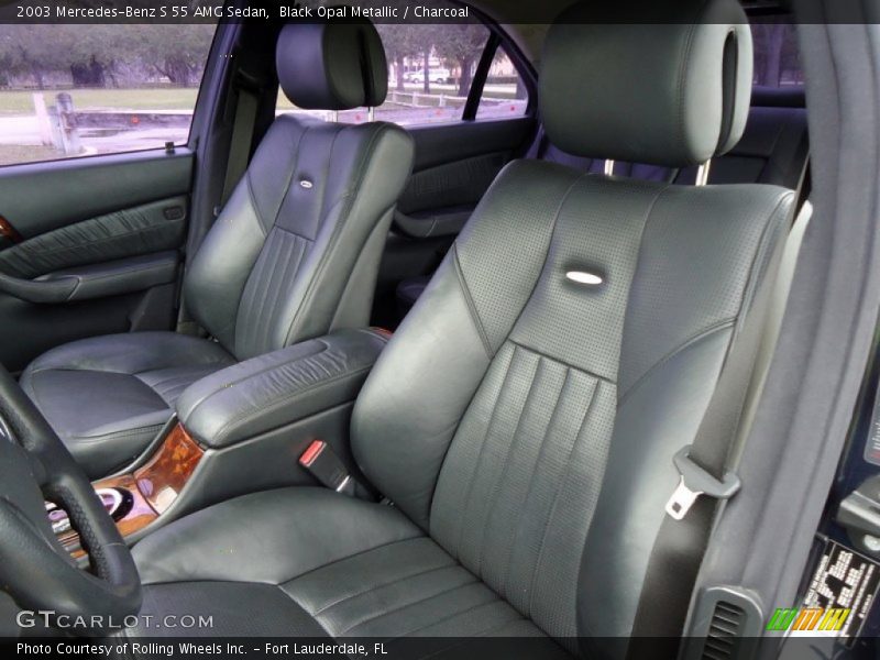 Black Opal Metallic / Charcoal 2003 Mercedes-Benz S 55 AMG Sedan