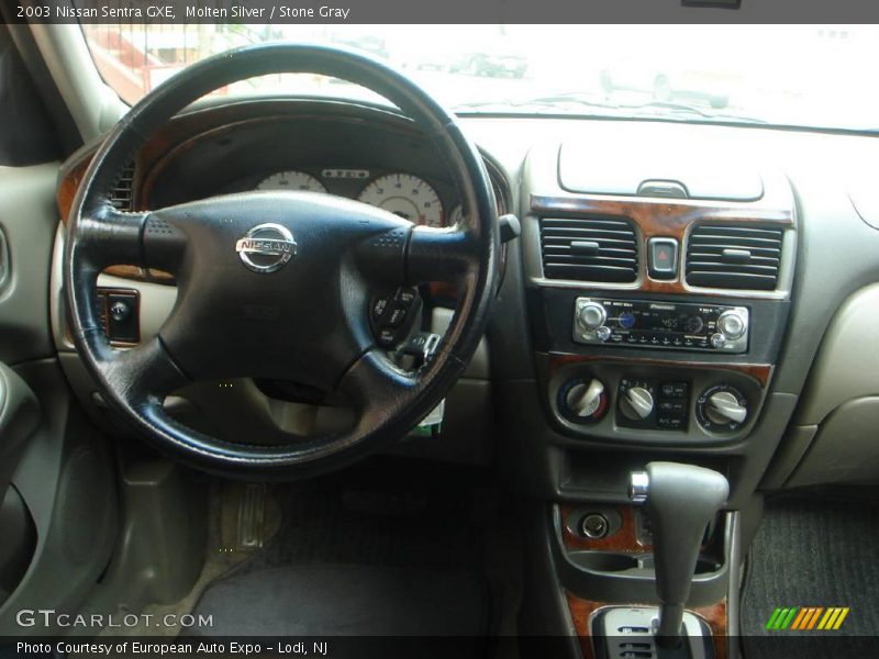 Molten Silver / Stone Gray 2003 Nissan Sentra GXE
