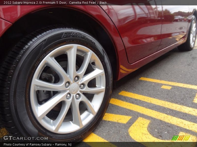 Camellia Red Pearl / Black 2012 Subaru Impreza 2.0i Premium 5 Door