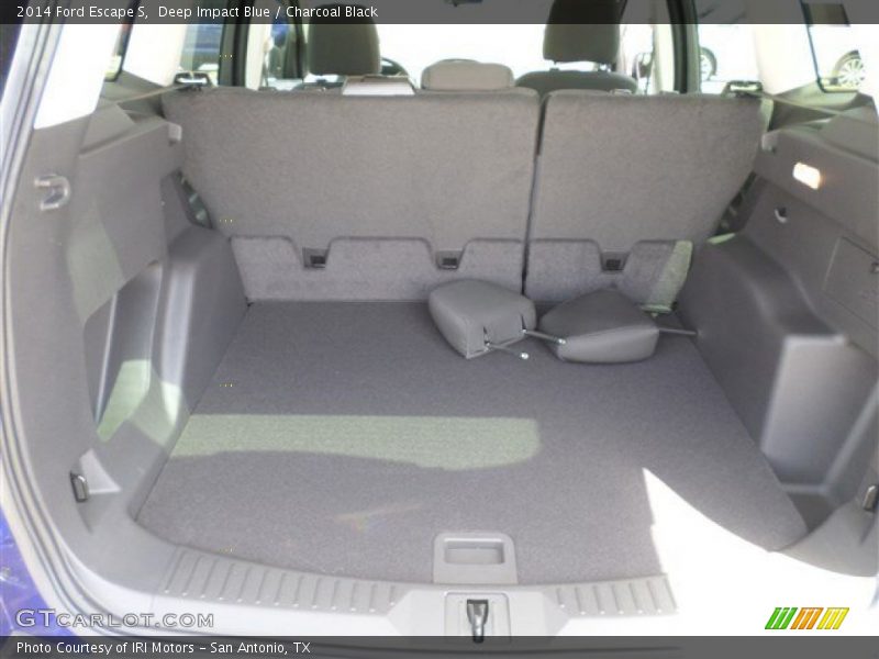 Deep Impact Blue / Charcoal Black 2014 Ford Escape S