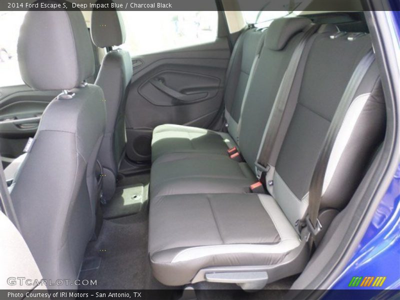 Deep Impact Blue / Charcoal Black 2014 Ford Escape S