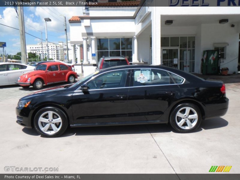 Black / Titan Black 2013 Volkswagen Passat 2.5L SE