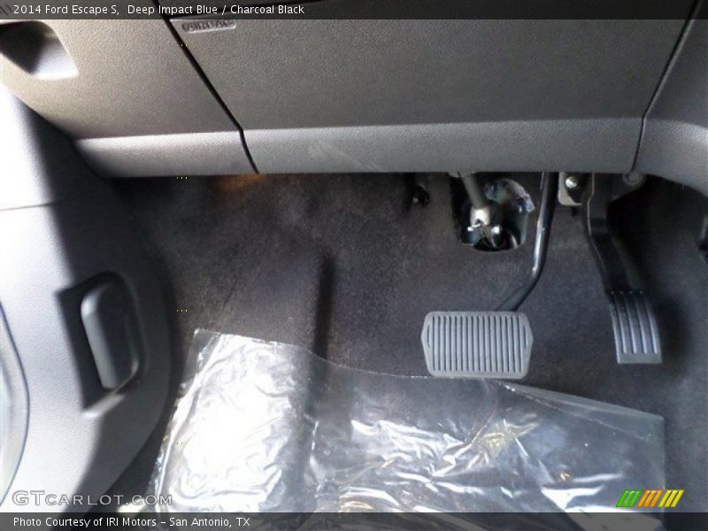 Deep Impact Blue / Charcoal Black 2014 Ford Escape S