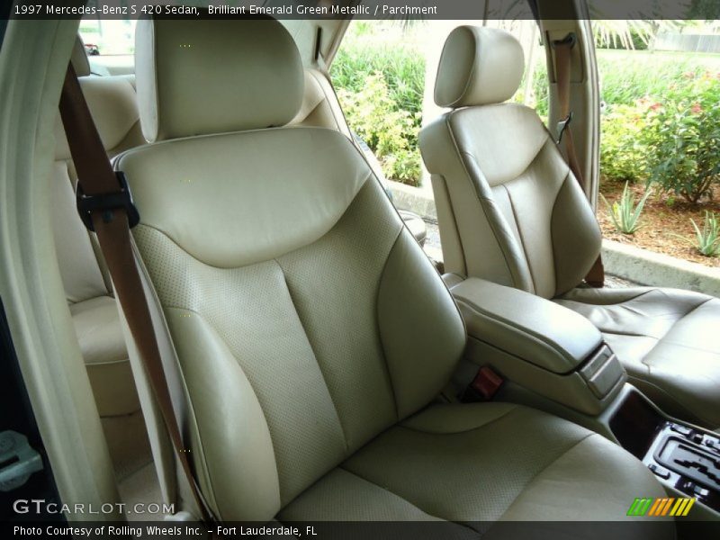 Front Seat of 1997 S 420 Sedan