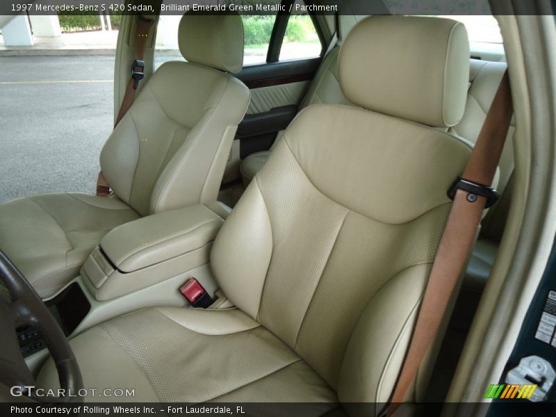 Front Seat of 1997 S 420 Sedan