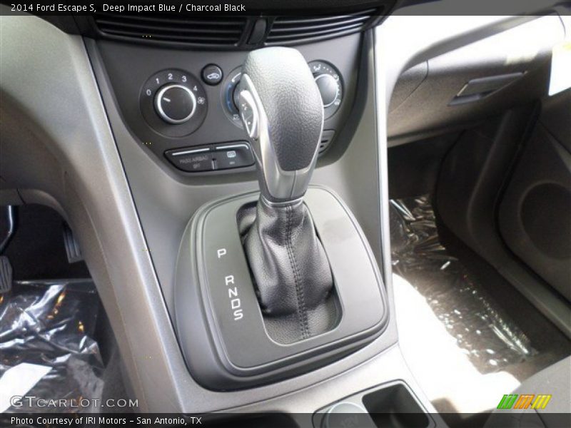 Deep Impact Blue / Charcoal Black 2014 Ford Escape S