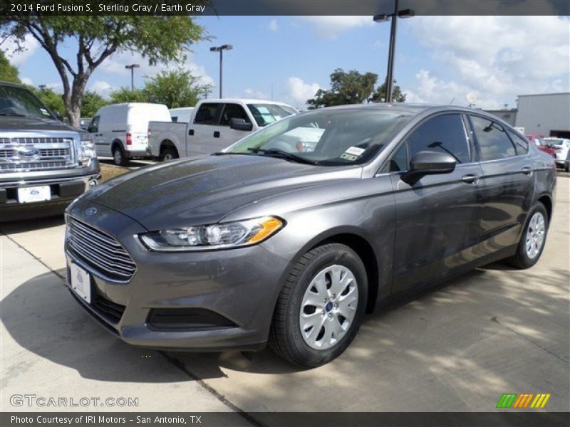 Sterling Gray / Earth Gray 2014 Ford Fusion S