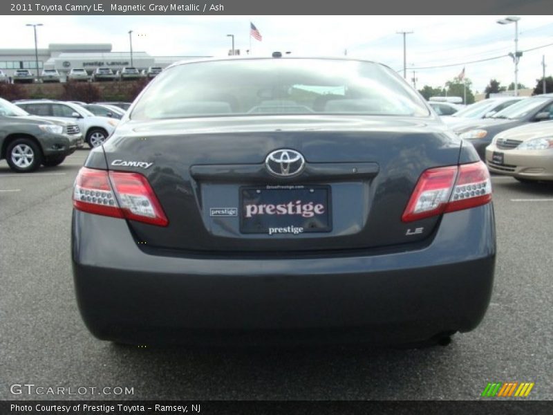 Magnetic Gray Metallic / Ash 2011 Toyota Camry LE