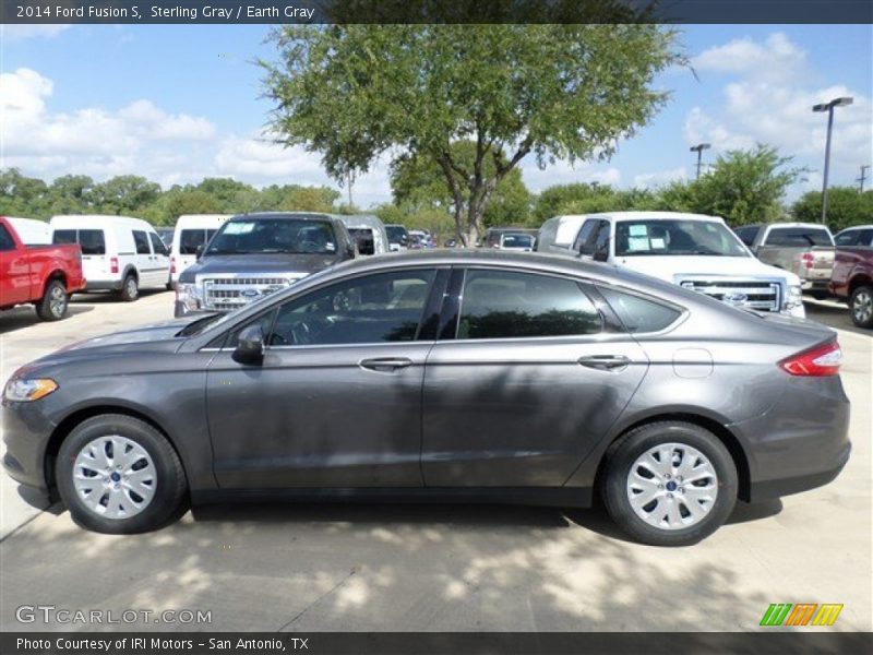 Sterling Gray / Earth Gray 2014 Ford Fusion S