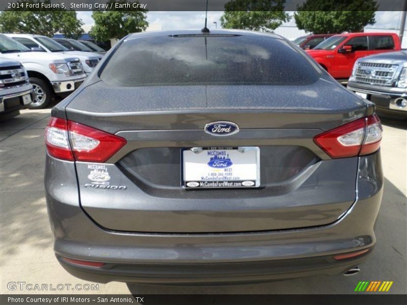 Sterling Gray / Earth Gray 2014 Ford Fusion S