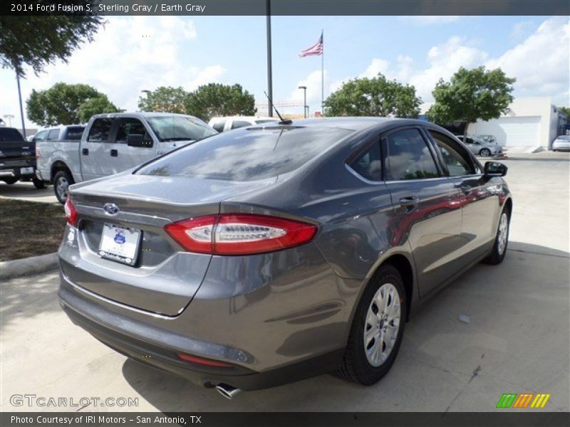 Sterling Gray / Earth Gray 2014 Ford Fusion S