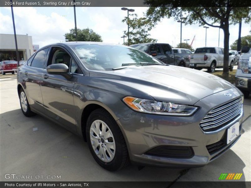 Sterling Gray / Earth Gray 2014 Ford Fusion S