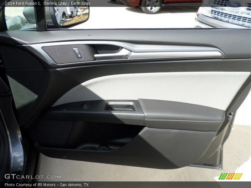 Sterling Gray / Earth Gray 2014 Ford Fusion S