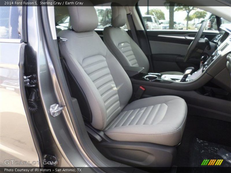Sterling Gray / Earth Gray 2014 Ford Fusion S