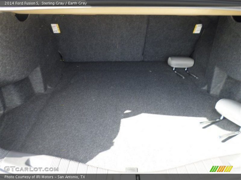 Sterling Gray / Earth Gray 2014 Ford Fusion S
