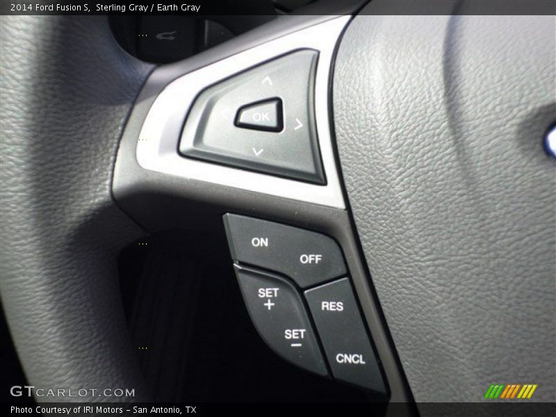 Sterling Gray / Earth Gray 2014 Ford Fusion S
