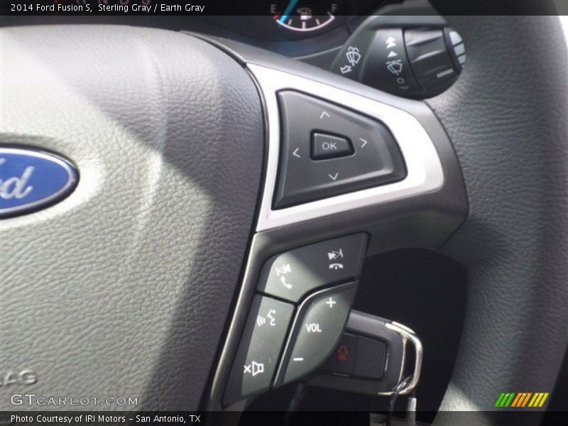 Sterling Gray / Earth Gray 2014 Ford Fusion S