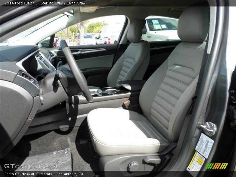 Sterling Gray / Earth Gray 2014 Ford Fusion S
