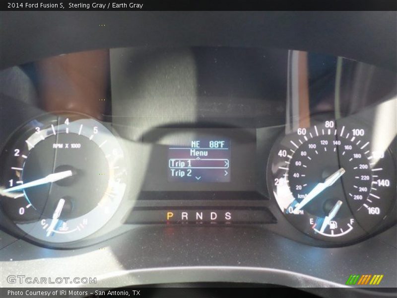 Sterling Gray / Earth Gray 2014 Ford Fusion S