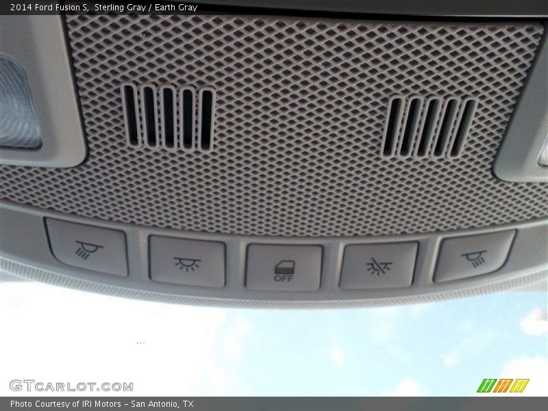 Sterling Gray / Earth Gray 2014 Ford Fusion S