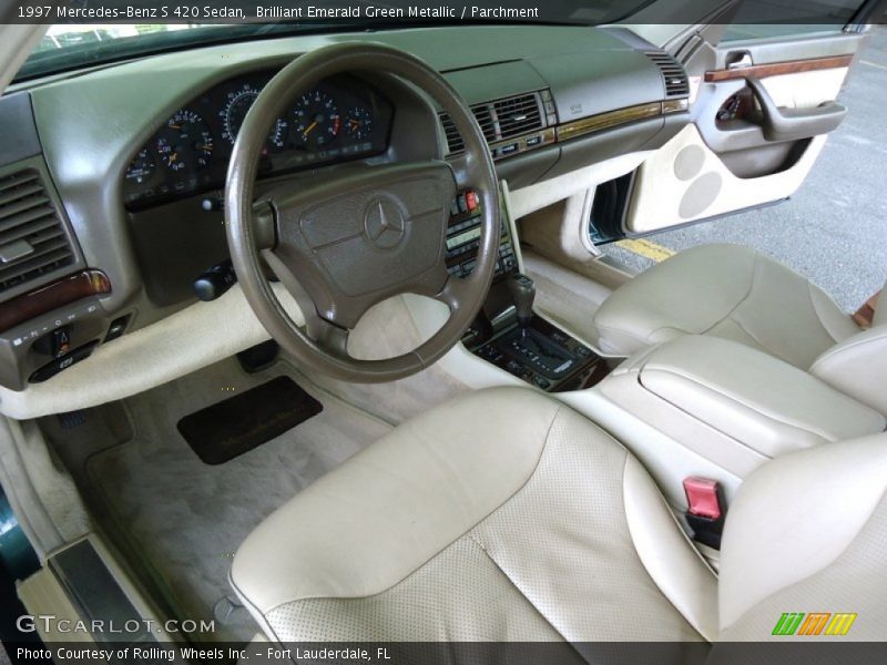 Parchment Interior - 1997 S 420 Sedan 