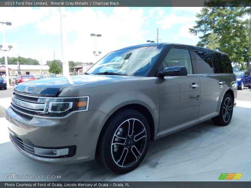 Mineral Gray Metallic / Charcoal Black 2013 Ford Flex Limited