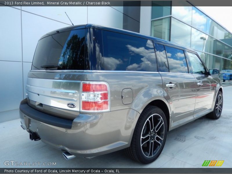 Mineral Gray Metallic / Charcoal Black 2013 Ford Flex Limited