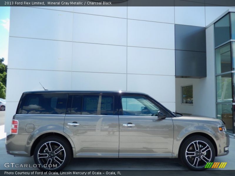 Mineral Gray Metallic / Charcoal Black 2013 Ford Flex Limited