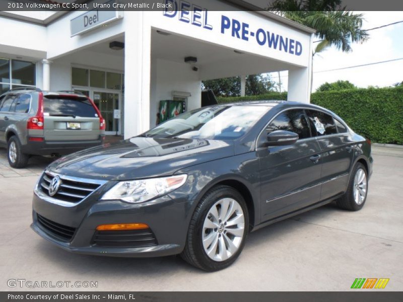 Urano Gray Metallic / Black 2012 Volkswagen CC Sport