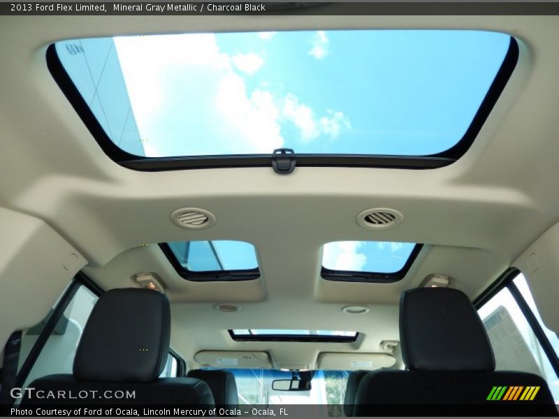 Mineral Gray Metallic / Charcoal Black 2013 Ford Flex Limited