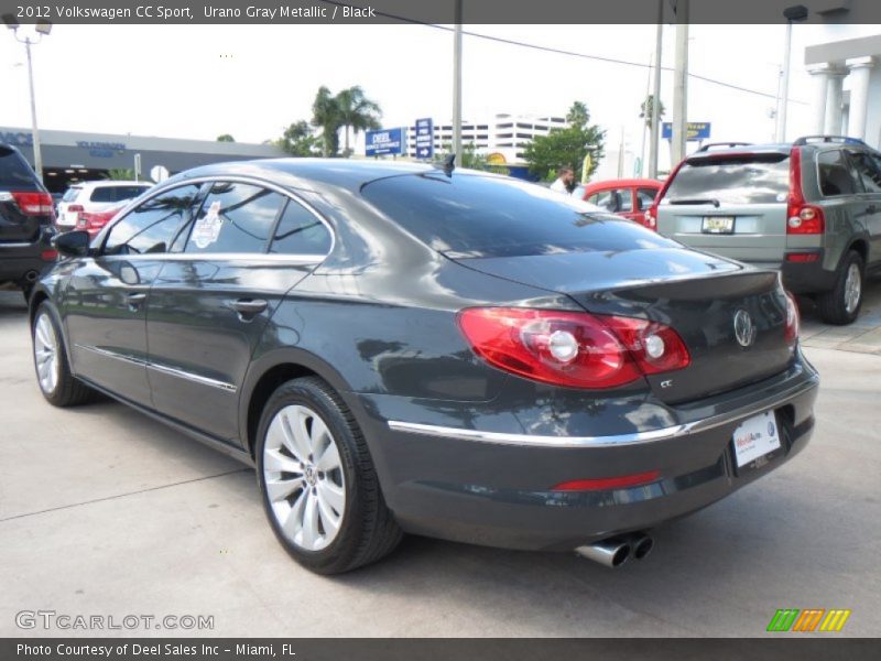 Urano Gray Metallic / Black 2012 Volkswagen CC Sport