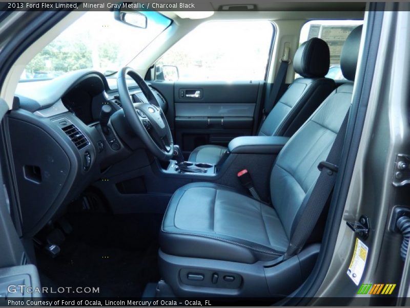 Mineral Gray Metallic / Charcoal Black 2013 Ford Flex Limited