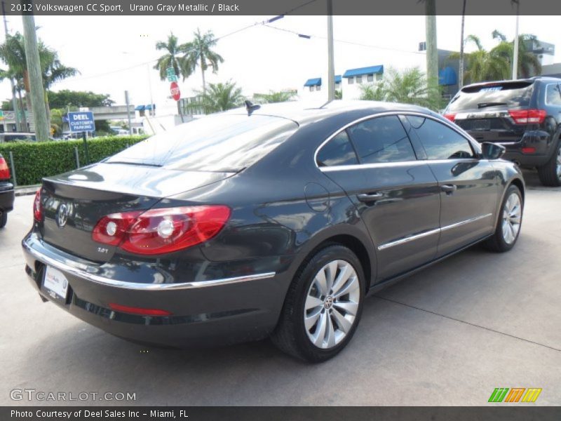 Urano Gray Metallic / Black 2012 Volkswagen CC Sport