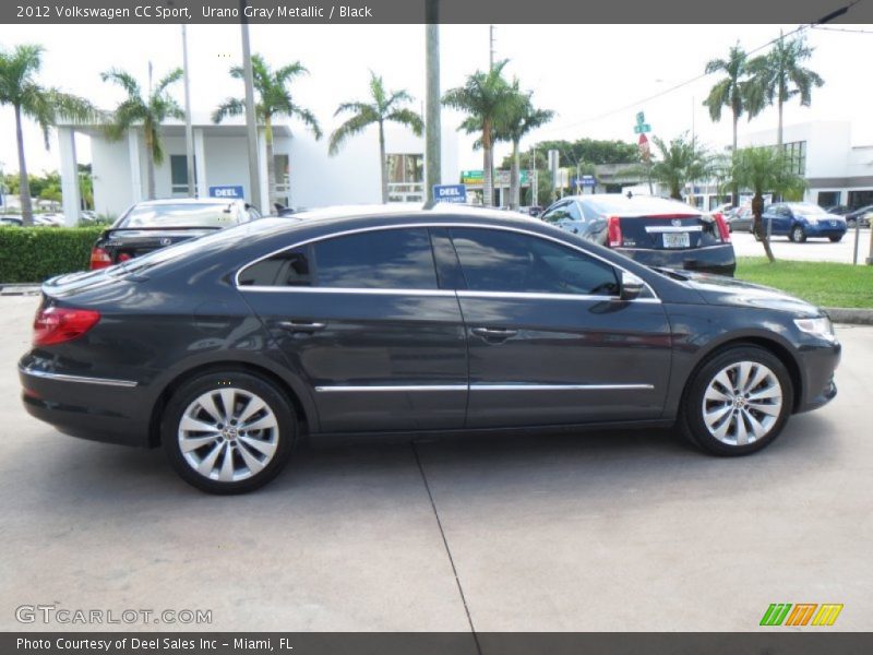 Urano Gray Metallic / Black 2012 Volkswagen CC Sport