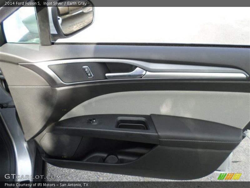 Ingot Silver / Earth Gray 2014 Ford Fusion S
