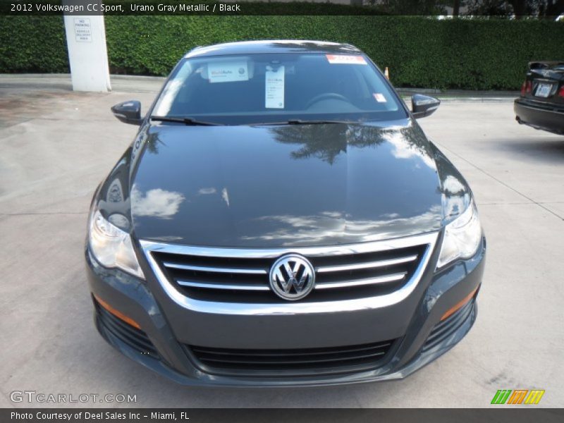 Urano Gray Metallic / Black 2012 Volkswagen CC Sport