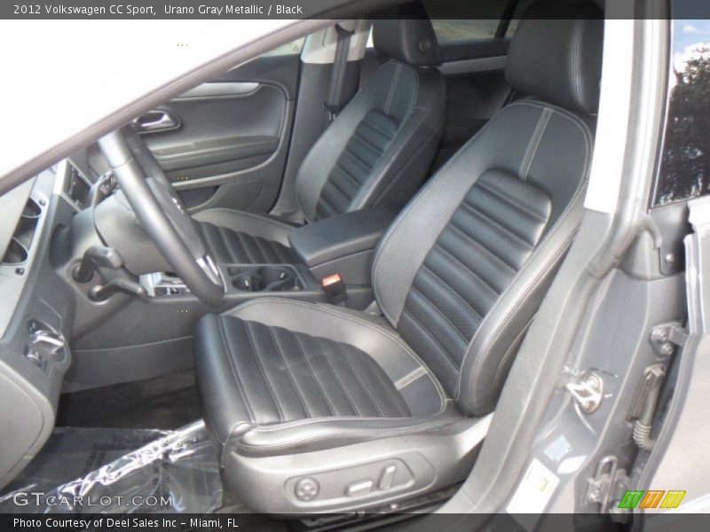 Urano Gray Metallic / Black 2012 Volkswagen CC Sport
