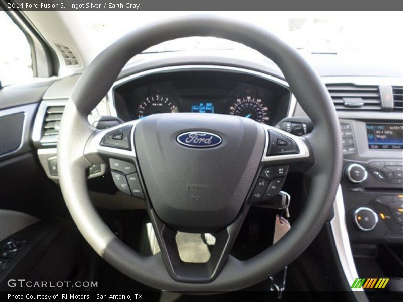 Ingot Silver / Earth Gray 2014 Ford Fusion S