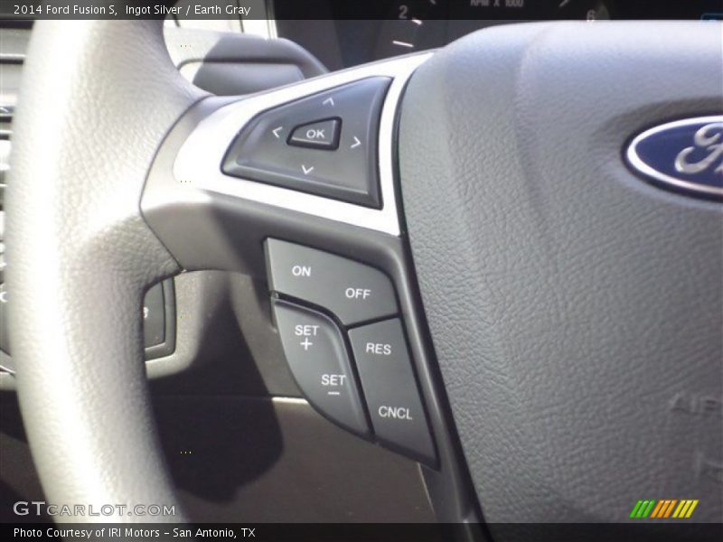 Ingot Silver / Earth Gray 2014 Ford Fusion S
