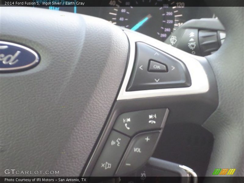 Ingot Silver / Earth Gray 2014 Ford Fusion S