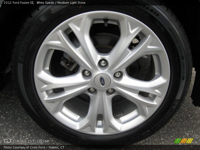 White Suede / Medium Light Stone 2012 Ford Fusion SE