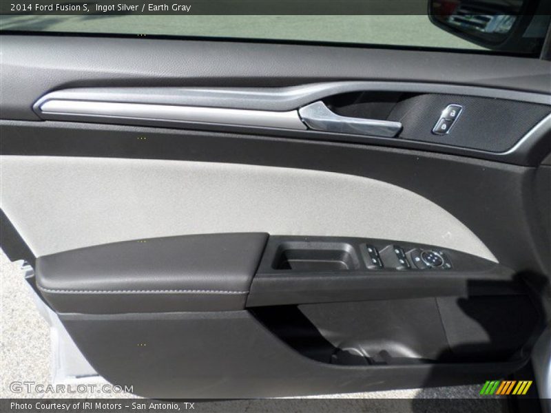Ingot Silver / Earth Gray 2014 Ford Fusion S