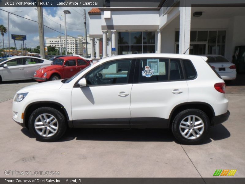 Candy White / Charcoal 2011 Volkswagen Tiguan S