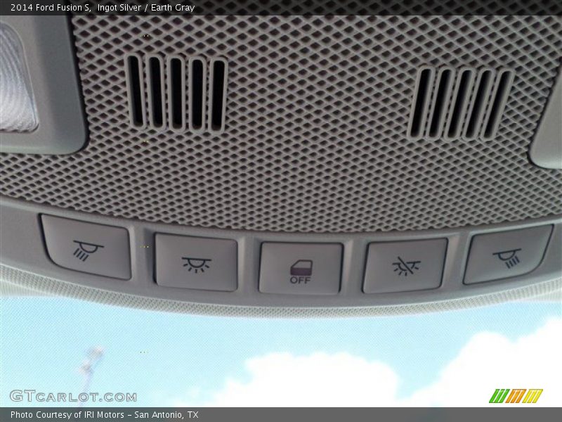 Ingot Silver / Earth Gray 2014 Ford Fusion S