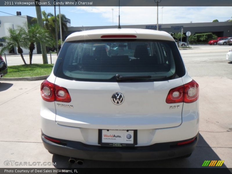 Candy White / Charcoal 2011 Volkswagen Tiguan S