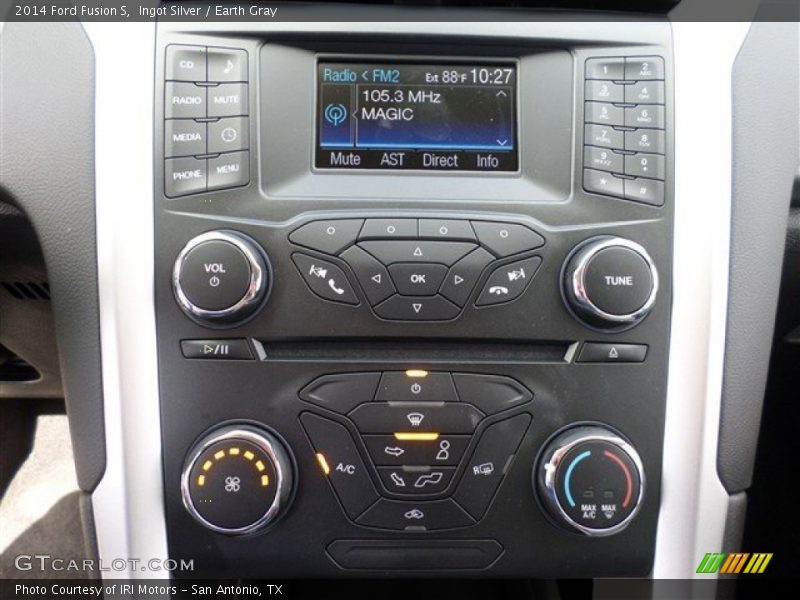 Ingot Silver / Earth Gray 2014 Ford Fusion S