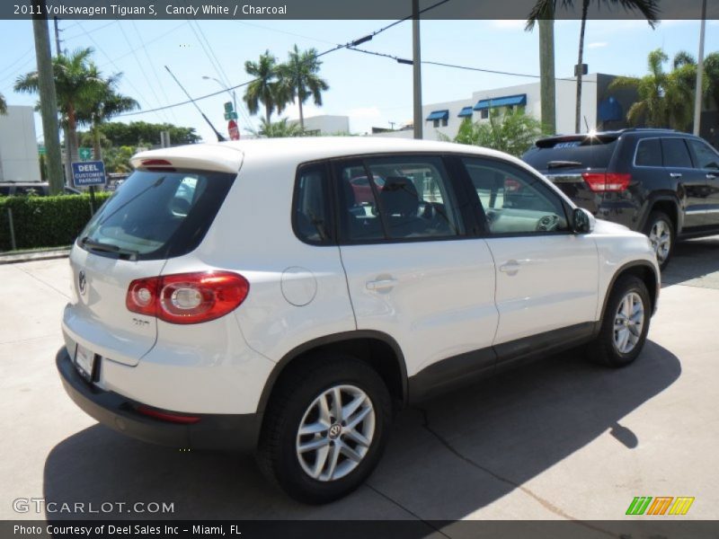 Candy White / Charcoal 2011 Volkswagen Tiguan S