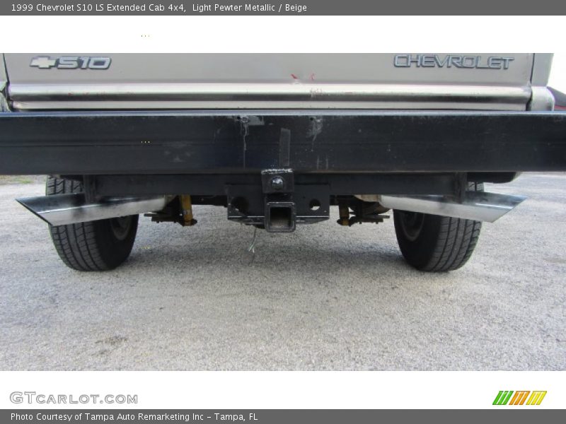 Light Pewter Metallic / Beige 1999 Chevrolet S10 LS Extended Cab 4x4